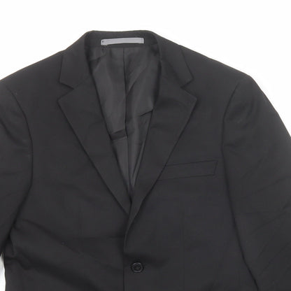 Mens UK Size 36 Marks and Spencer Regular Black Suit Jacket