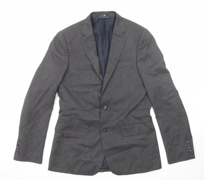 Mens UK Size 38 Marks and Spencer Regular Grey Suit Jacket