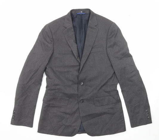 Mens UK Size 38 Marks and Spencer Regular Grey Suit Jacket