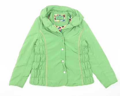 Womens UK Size 12 Per Una Green Jacket