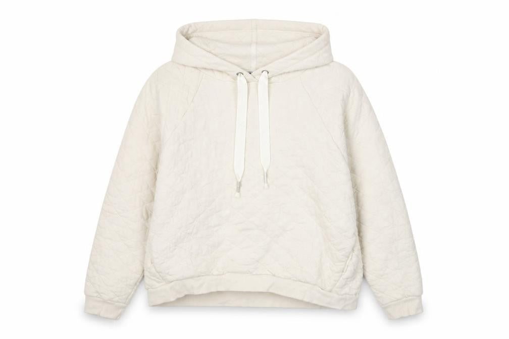 Womens UK Size S NEXT White Pullover Hoodie