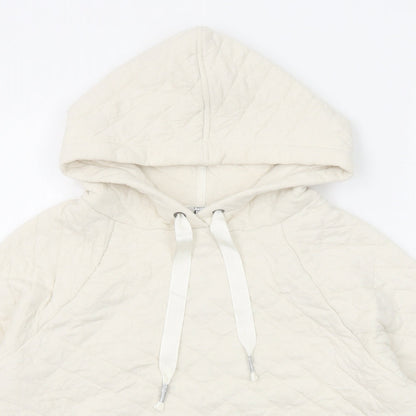 Womens UK Size S NEXT White Pullover Hoodie