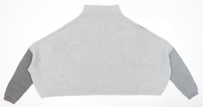 Womens UK Size XL PRETTYLITTLETHING Grey Pullover Jumper