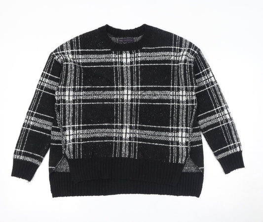 Womens UK Size M Marks and Spencer Black Pullover Jumper