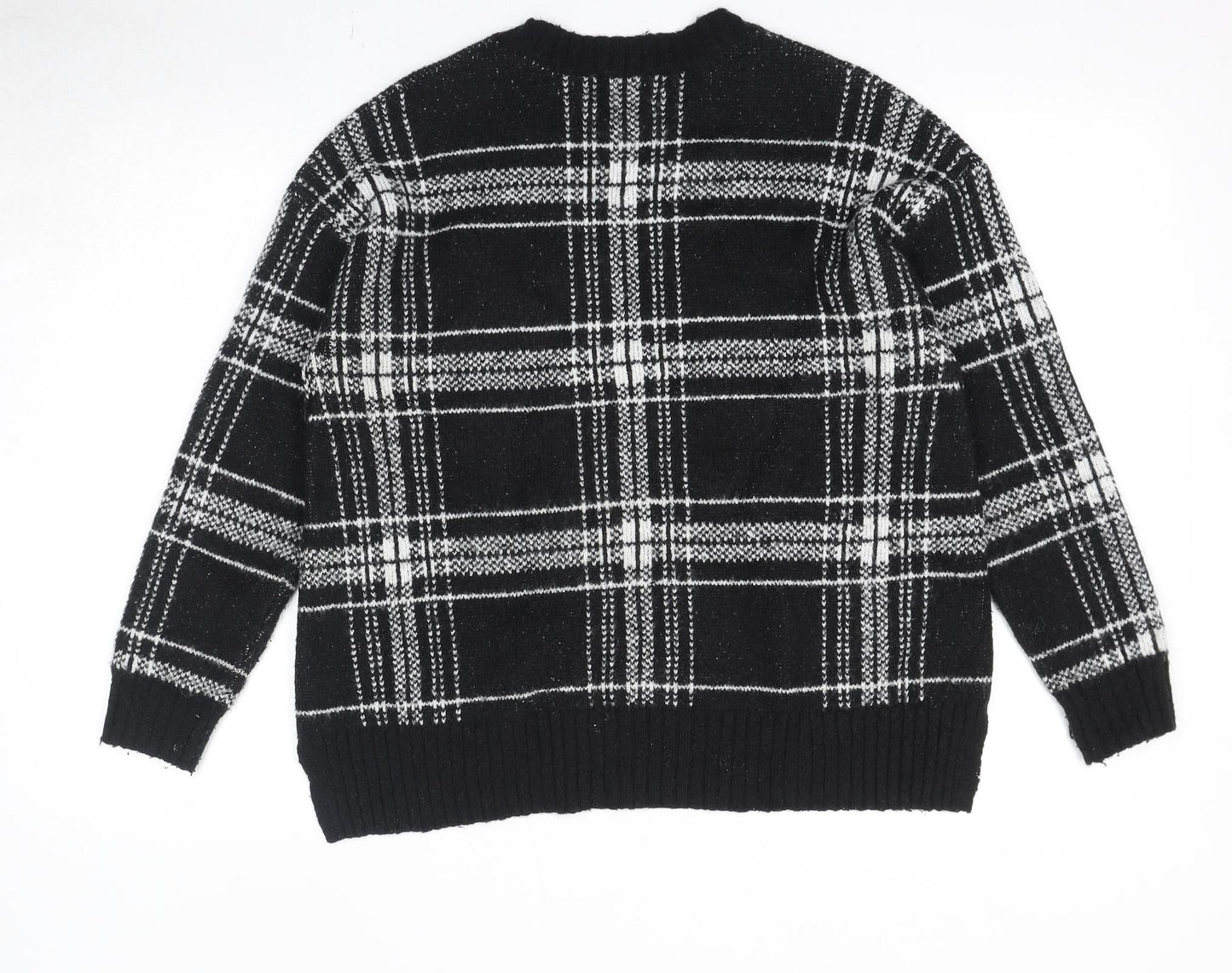 Womens UK Size M Marks and Spencer Black Pullover Jumper
