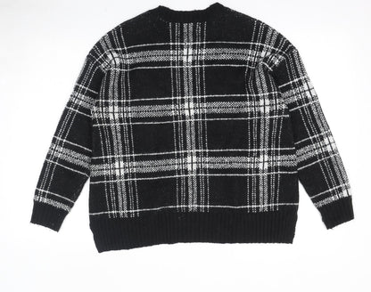 Womens UK Size M Marks and Spencer Black Pullover Jumper
