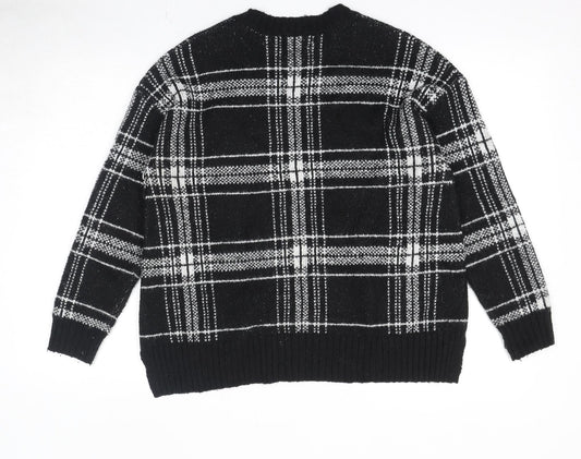 Womens UK Size M Marks and Spencer Black Pullover Jumper