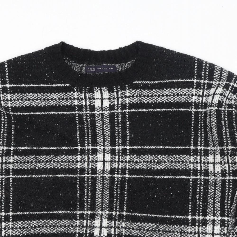 Womens UK Size M Marks and Spencer Black Pullover Jumper