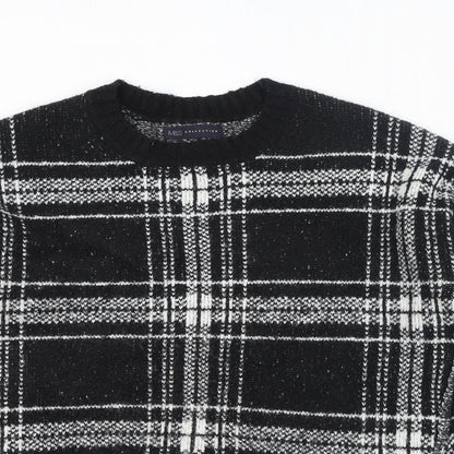 Womens UK Size M Marks and Spencer Black Pullover Jumper