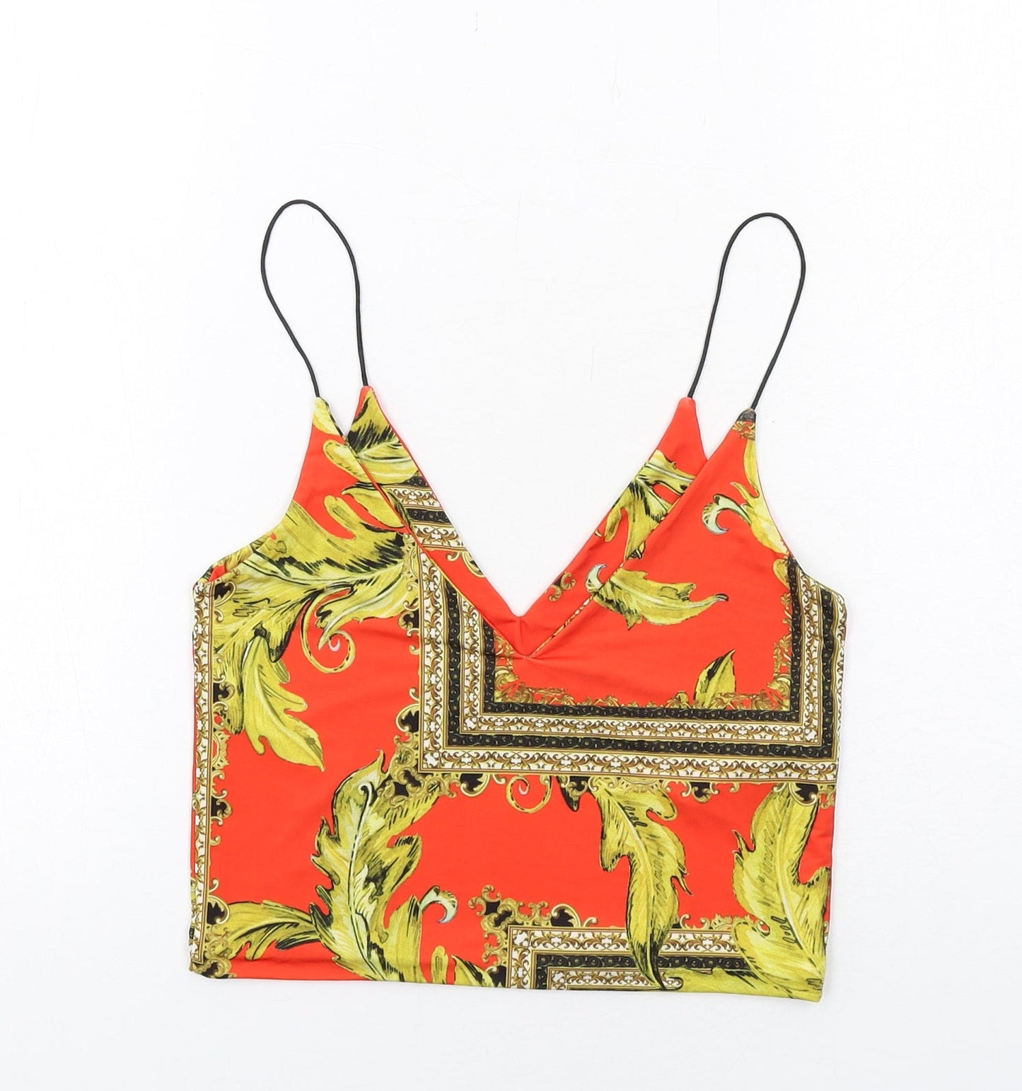 Womens UK Size S Urban renewal Red Cropped Tank