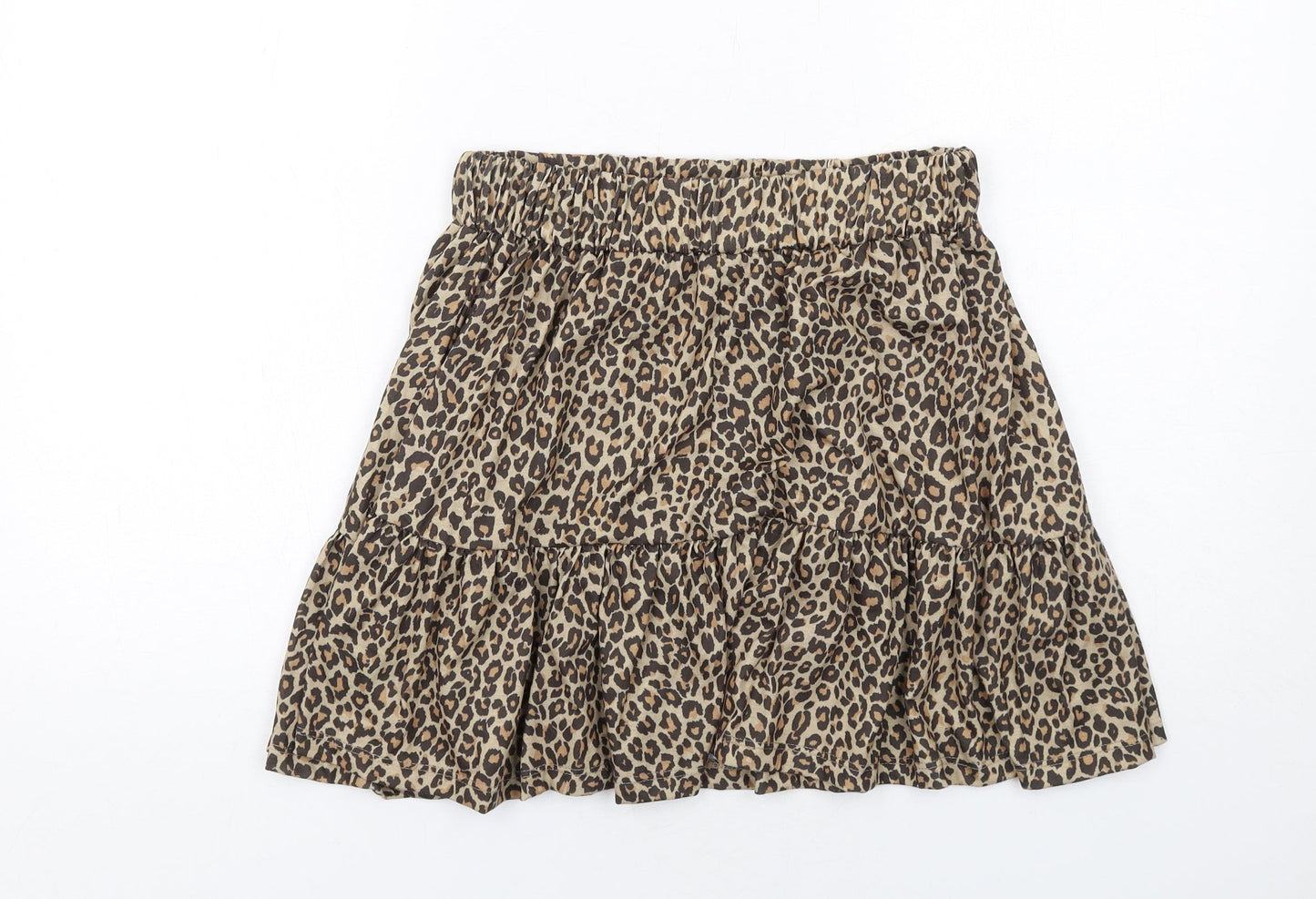 Nasty Gal Womens Brown Animal Print Polyester Tutu Skirt Size 6 - Leopard pattern