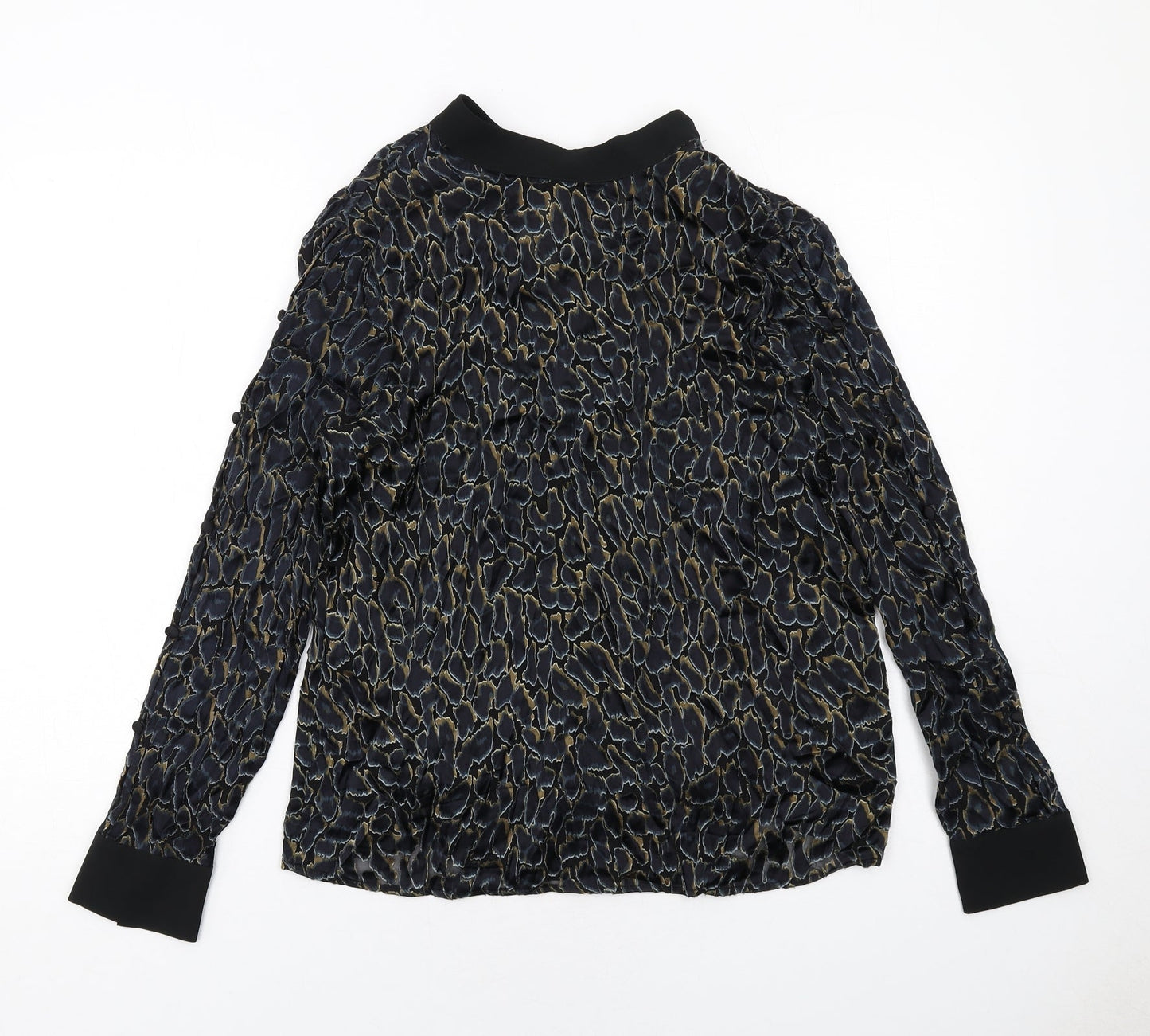 Womens UK Size 10 Per Una Black Basic Blouse