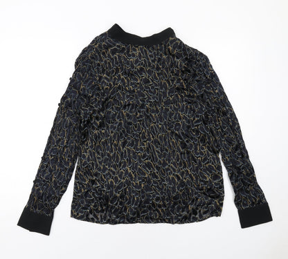 Womens UK Size 10 Per Una Black Basic Blouse