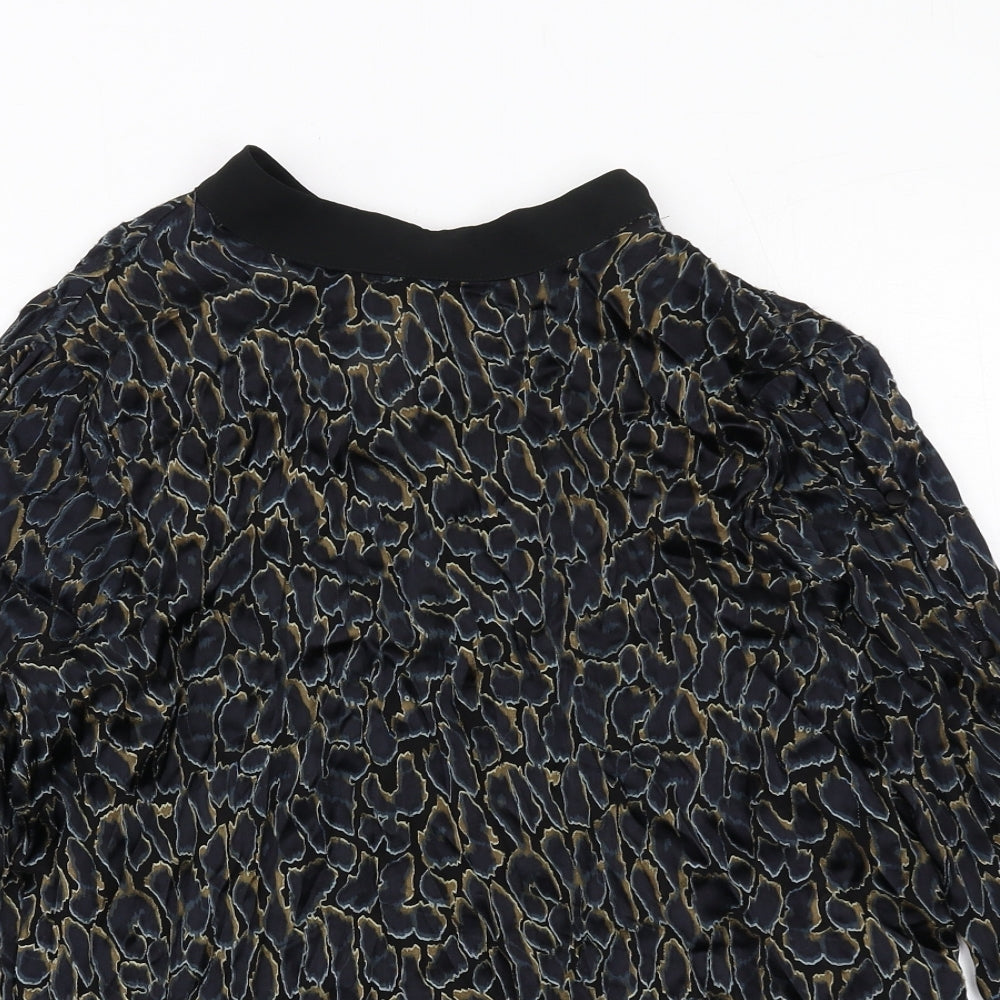 Womens UK Size 10 Per Una Black Basic Blouse