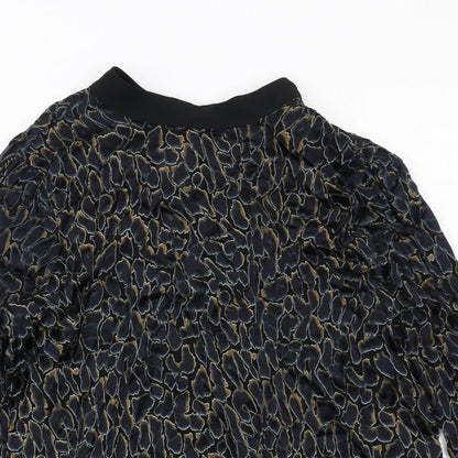 Womens UK Size 10 Per Una Black Basic Blouse