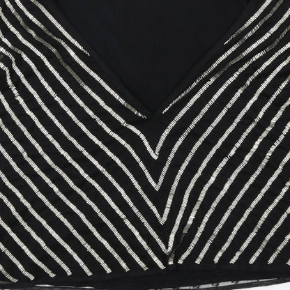 Womens UK Size 8 ASOS Black Basic Blouse