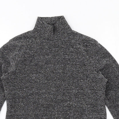 Womens UK Size 8 ASOS Grey Basic Blouse