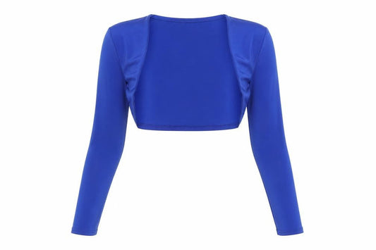 Womens UK Size 6 I SAW IT FIRST Blue Cropped Blouse
