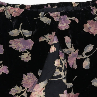 Womens UK Size S Staring at Stars Black Basic Blouse