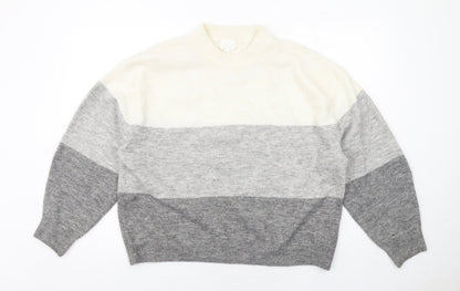 Womens UK Size M H&M Grey Pullover Jumper
