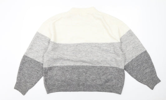 Womens UK Size M H&M Grey Pullover Jumper