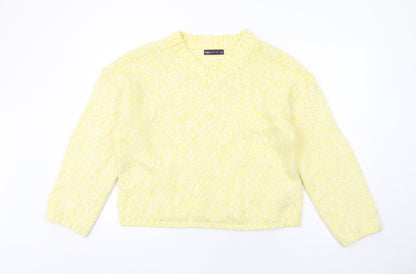 Womens UK Size L Marks and Spencer Yellow Pullover Jumper