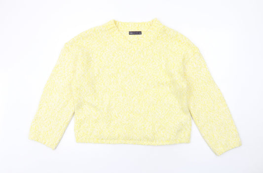 Womens UK Size L Marks and Spencer Yellow Pullover Jumper