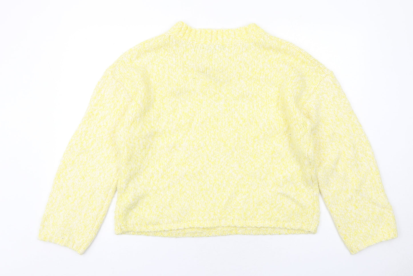 Womens UK Size L Marks and Spencer Yellow Pullover Jumper