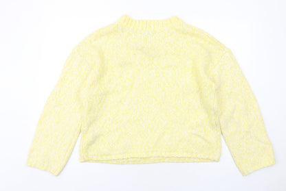 Womens UK Size L Marks and Spencer Yellow Pullover Jumper