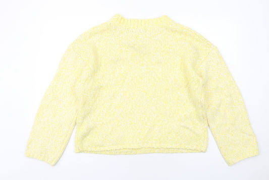 Womens UK Size L Marks and Spencer Yellow Pullover Jumper