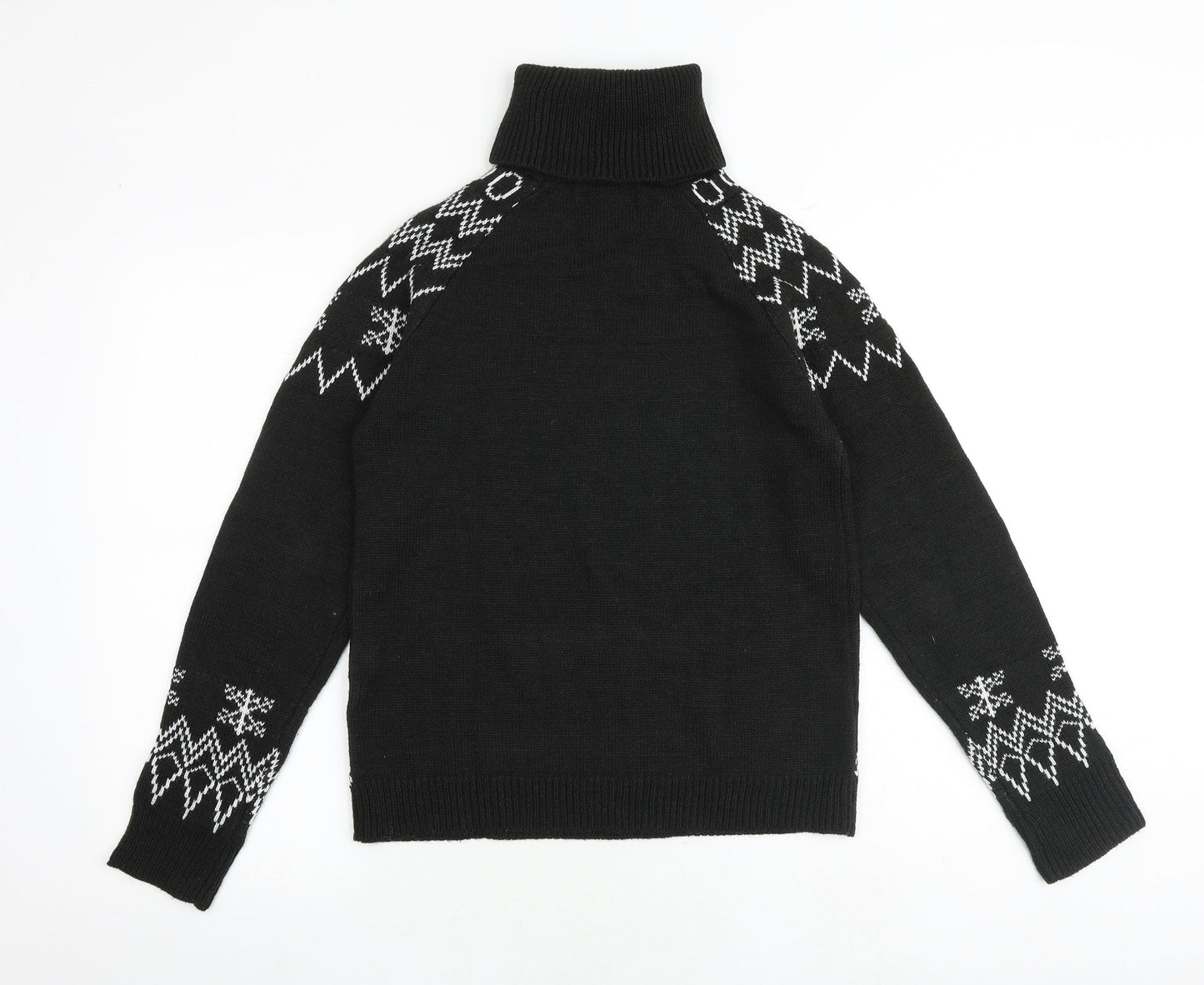 Womens UK Size 6 Missguided Black Pullover Jumper