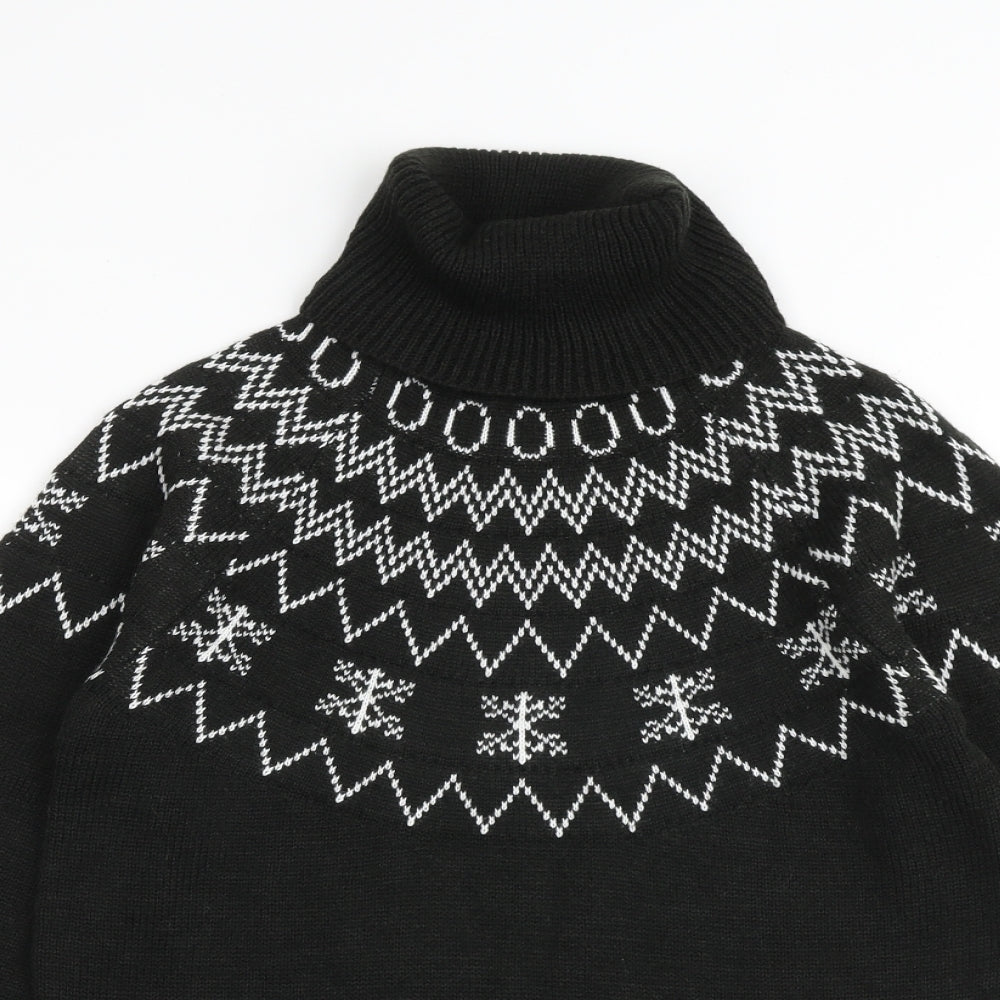 Womens UK Size 6 Missguided Black Pullover Jumper