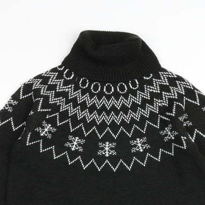 Womens UK Size 6 Missguided Black Pullover Jumper