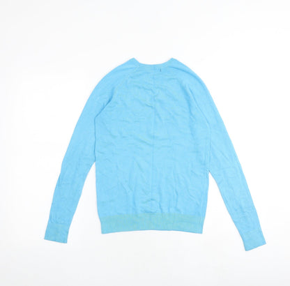 Womens UK Size S Dunnes Stores Blue Pullover Jumper