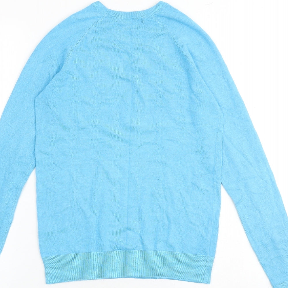 Womens UK Size S Dunnes Stores Blue Pullover Jumper