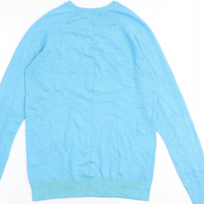 Womens UK Size S Dunnes Stores Blue Pullover Jumper