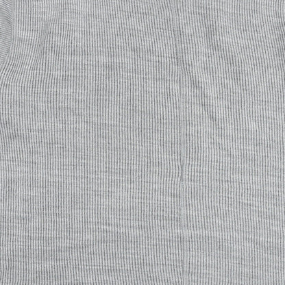 Denham Mens Grey Round Neck Cotton Pullover Jumper Size 2XL Long Sleeve