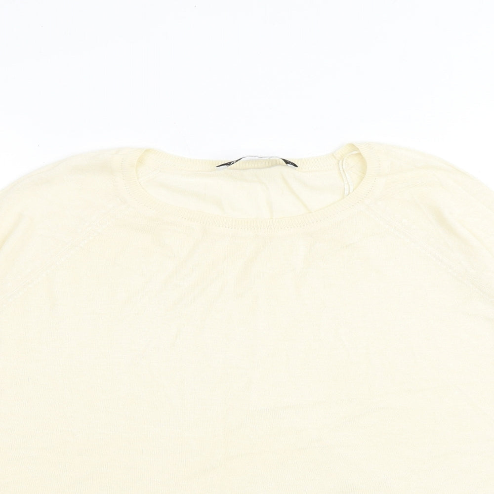 Womens UK Size M Marks and Spencer Ivory Pullover Jumper