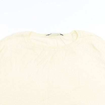 Womens UK Size M Marks and Spencer Ivory Pullover Jumper
