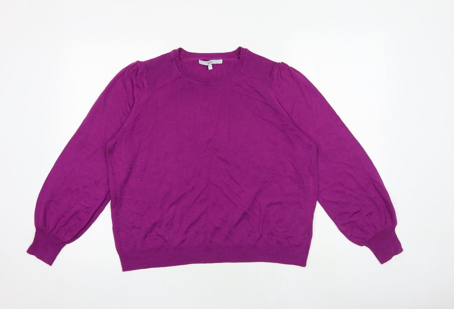 Womens UK Size L NEXT Purple Pullover Jumper