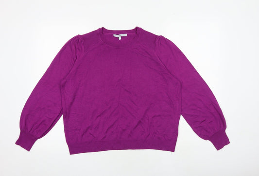 Womens UK Size L NEXT Purple Pullover Jumper