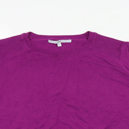 Womens UK Size L NEXT Purple Pullover Jumper
