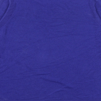Womens UK Size 14 Marks and Spencer Blue Pullover Jumper