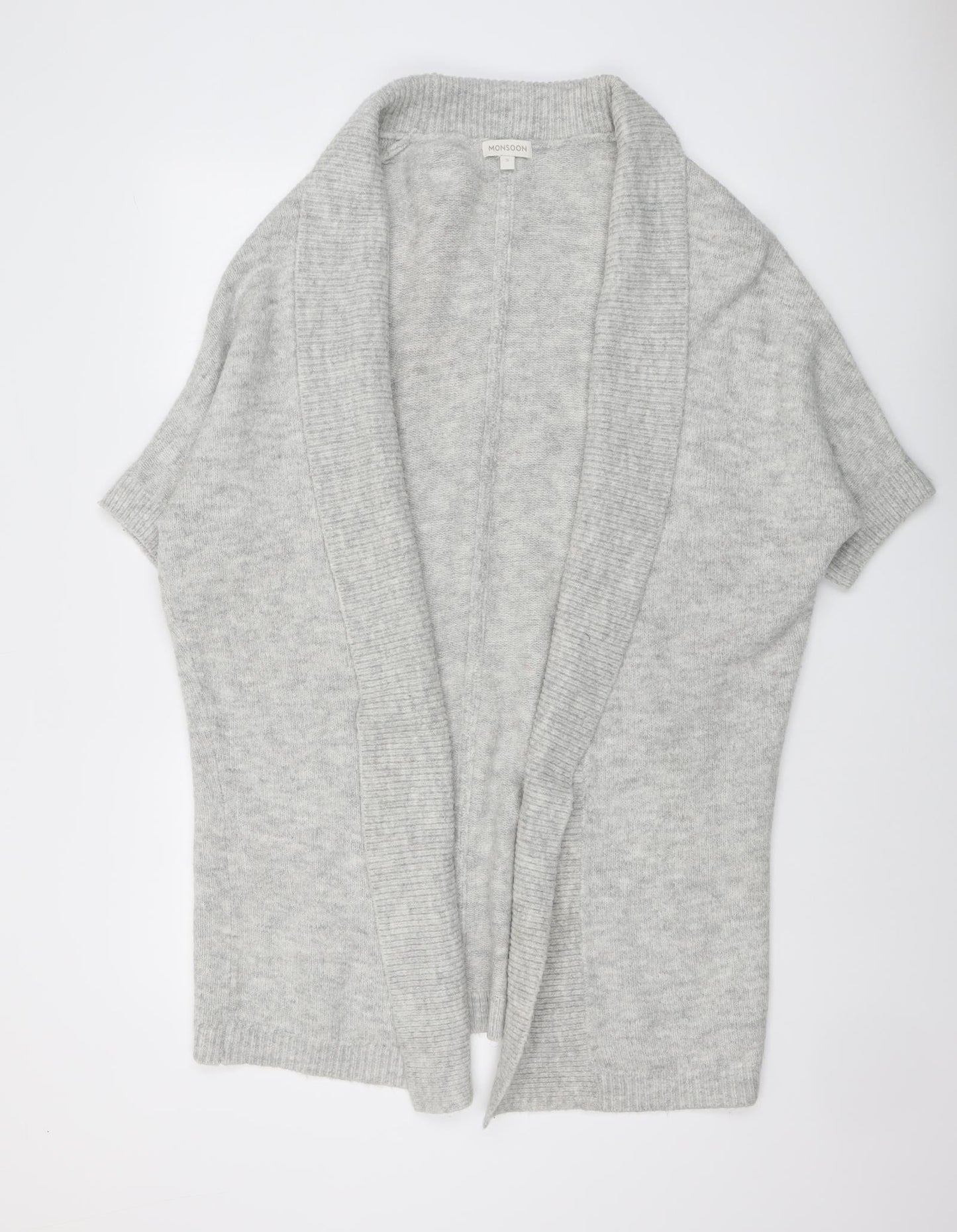 Womens UK Size S Monsoon Grey Cardigan Jumper