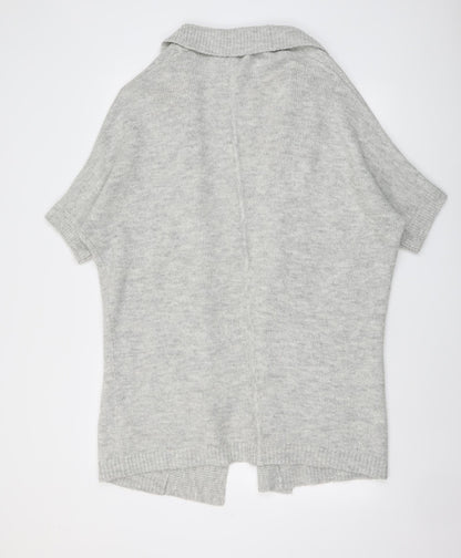 Womens UK Size S Monsoon Grey Cardigan Jumper