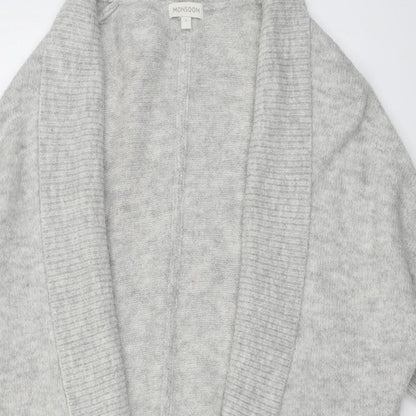 Womens UK Size S Monsoon Grey Cardigan Jumper