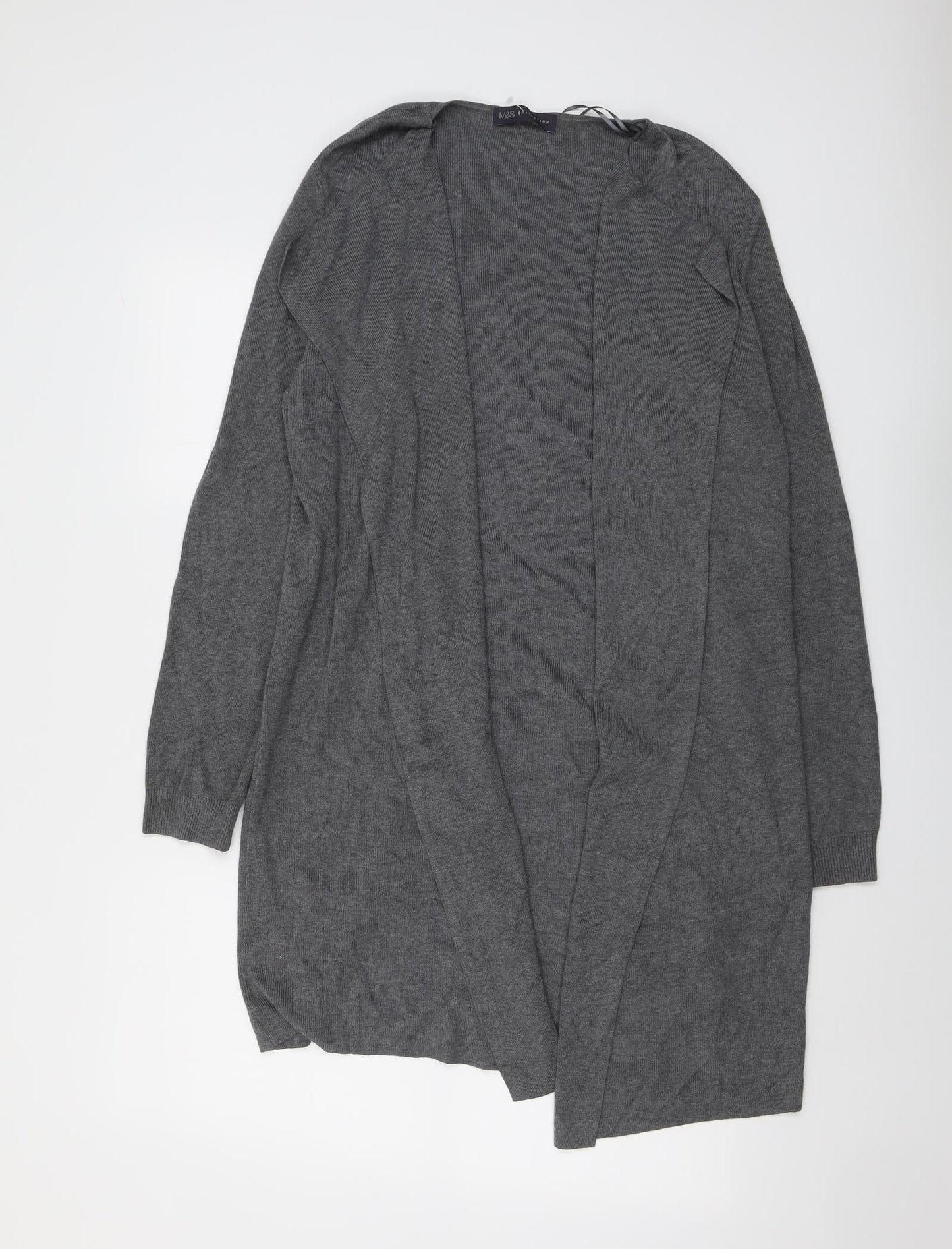 Womens UK Size M Marks and Spencer Grey Cardigan Jumper