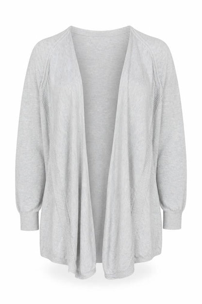 Red Herring Womens Grey V-Neck Viscose Cardigan Jumper Size 14