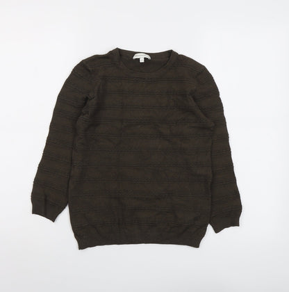 Womens UK Size 8 Warehouse Brown Pullover Jumper