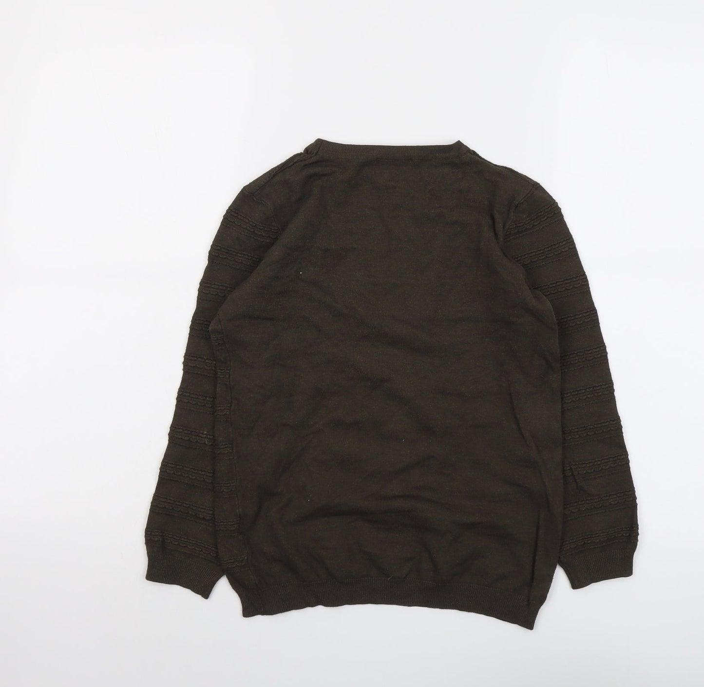 Womens UK Size 8 Warehouse Brown Pullover Jumper
